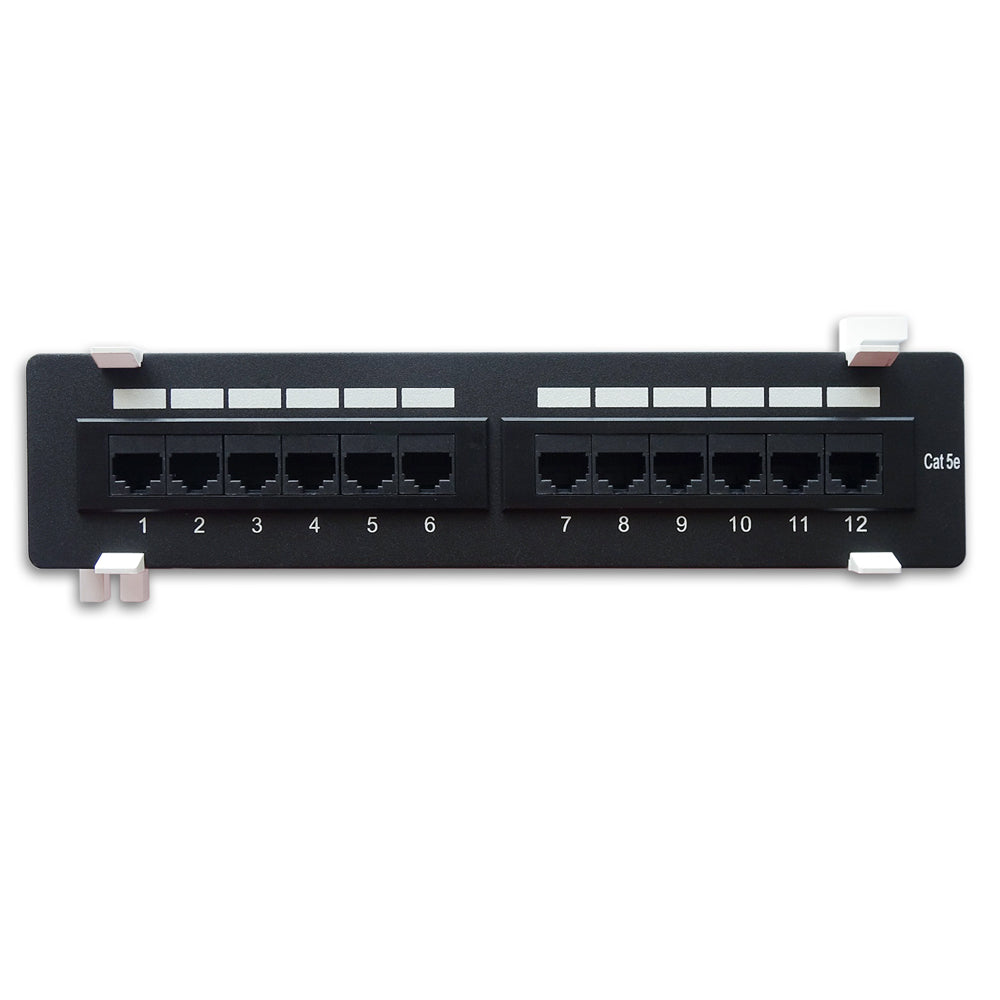 CAT5E 110 Type Patch Panel 12Port Vertical w/Bracket CAT5E 110 Type Patch Panel 12Port Vertical w/Bracket